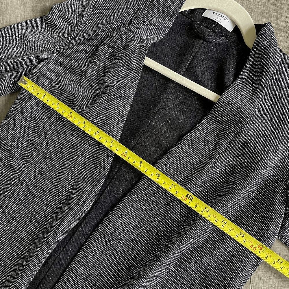 Aritzia Babaton Power Hip Blazer Metallic Size XS - Picture 7 of 8